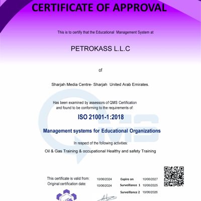 PETROKASS Achieves 21001:2018 Quality Certificate